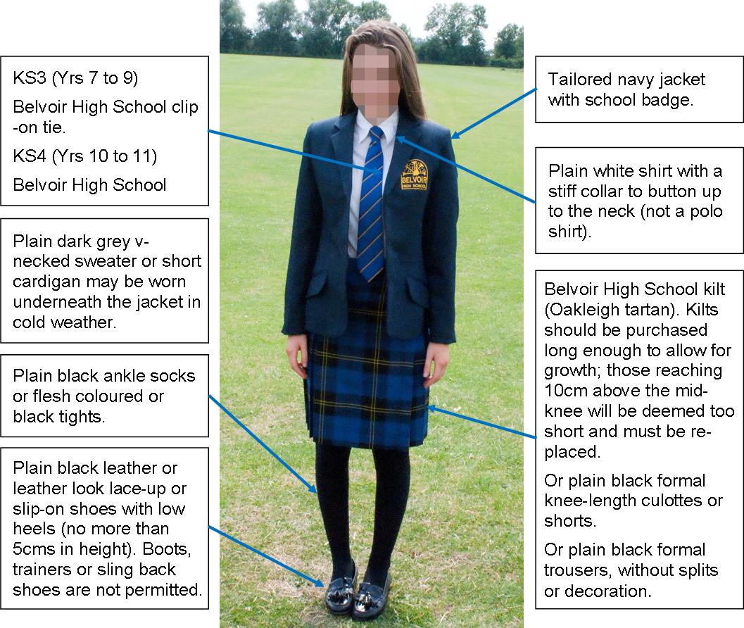 Belvoir - A Priory Academy - School Uniform